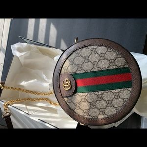 Ophidia Mini GG Round Shoulder Bag